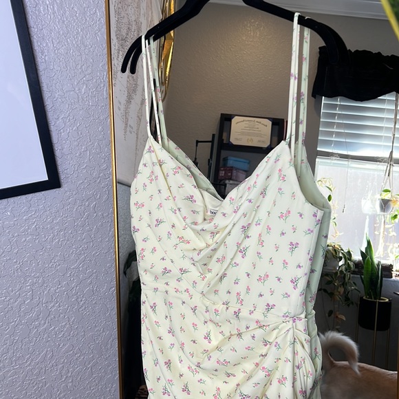 House of CB ‘Daniella’ Lemon Floral Balcony Corset Dress NWOT - Picture 15 of 15